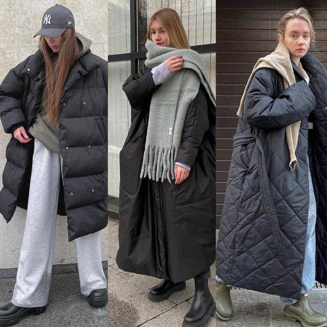 黑色 黑色短款羽绒服虽然也能保暖御寒