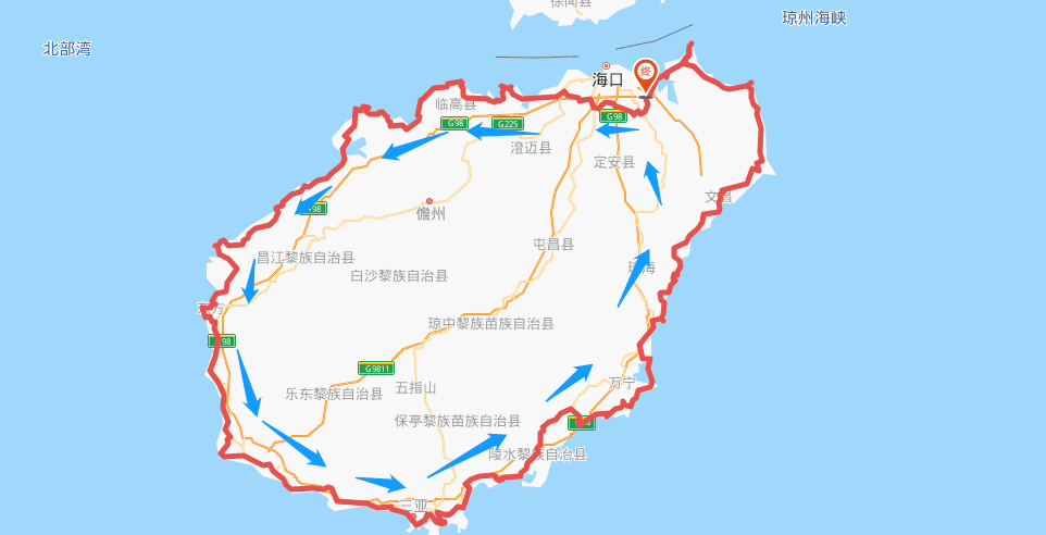 乡道|环海南有几条线路？