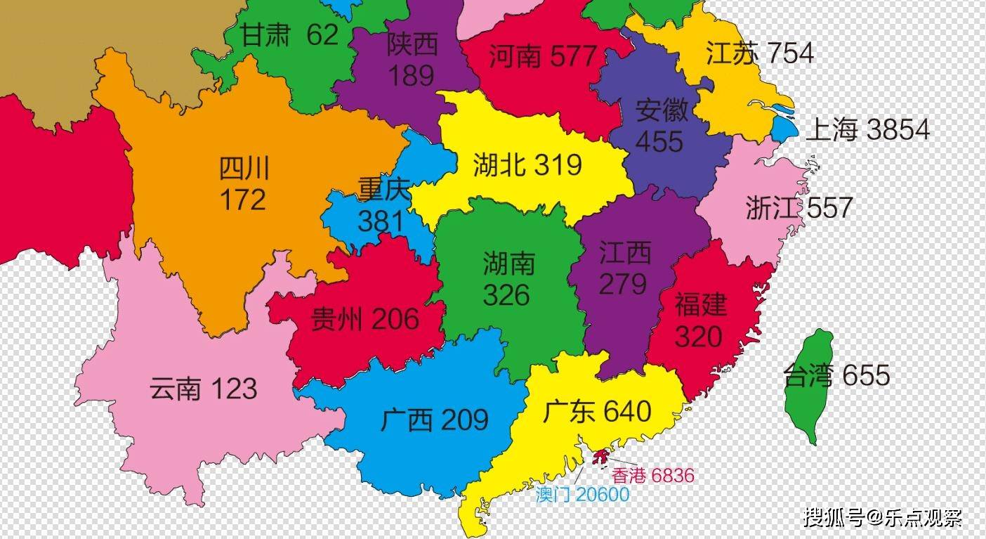 中国人口密度_地图看我国各省份人口密度,高达上万,低不过3人