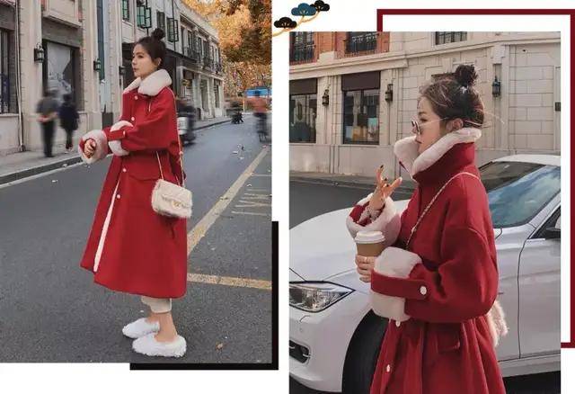 大衣 过年就要穿红色!好看又上镜的新衣给你们找了50款