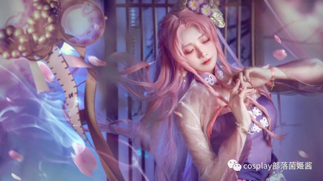 cos:王者荣耀乞巧织情王昭君cos正片@走路摇_wb_一针一线_zly