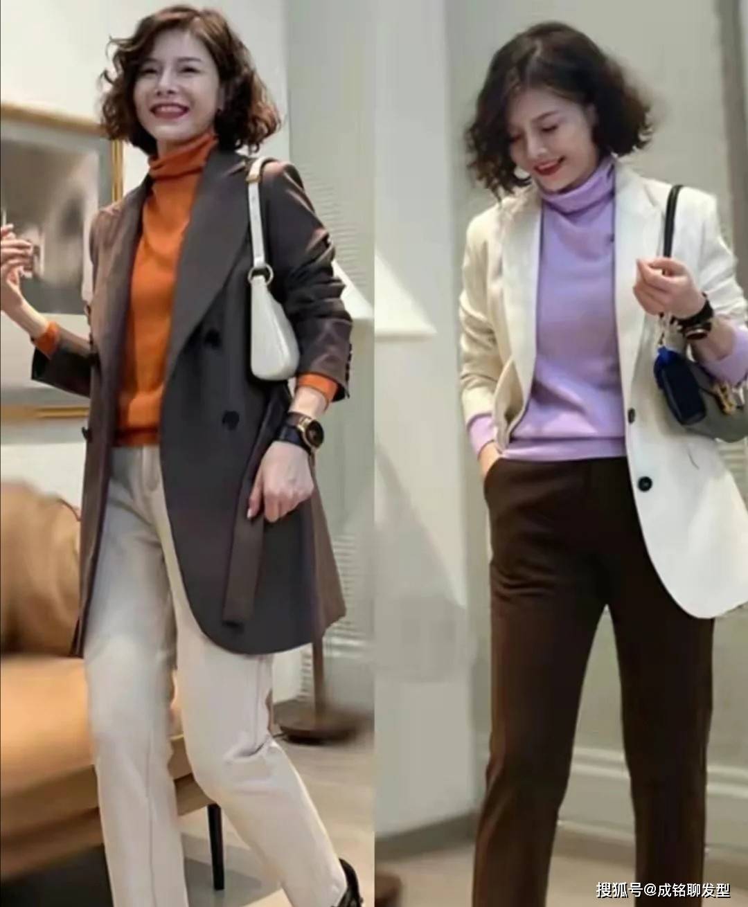 原创年过五十的女性外套别太花哨，这四种款式简单又时尚，百搭又保暖