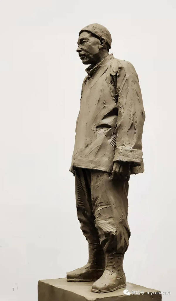 过去之一丨田跃民雕塑作品欣赏泥稿