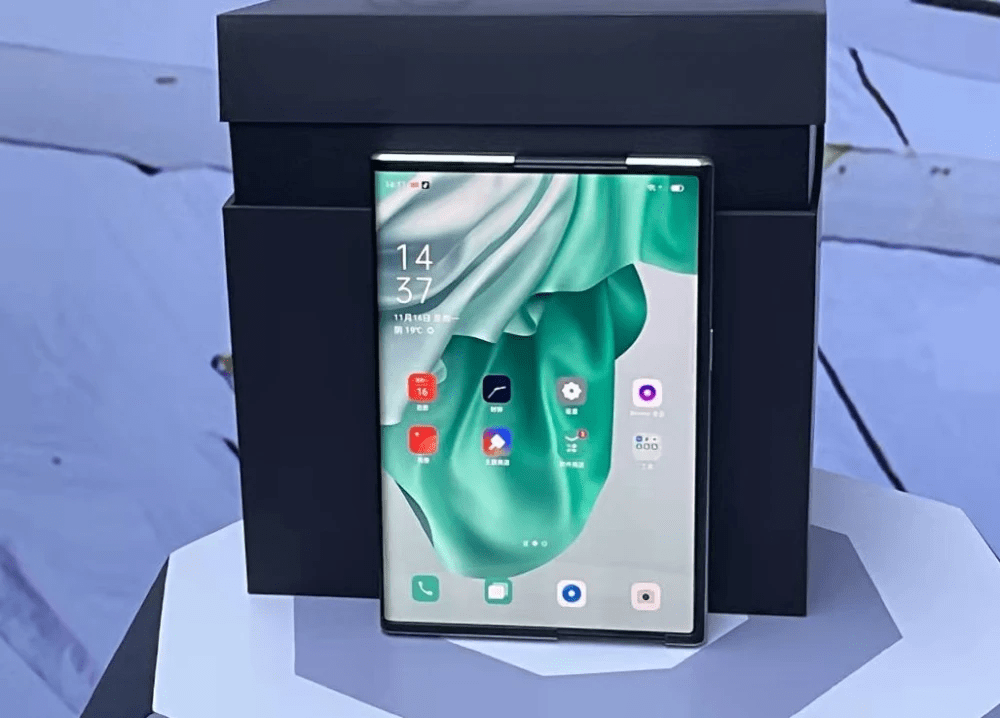 华为卷轴屏手机首曝环绕式屏幕设计屏占比喜人