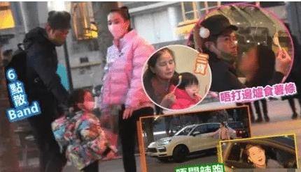 的比例 郭富城一家外出！小4岁丈母娘怀抱外孙女，方媛粉色穿搭成五五分