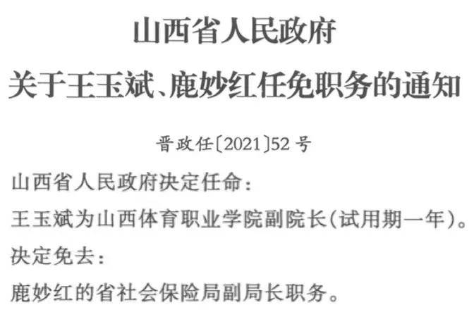 山西省政府任免46人