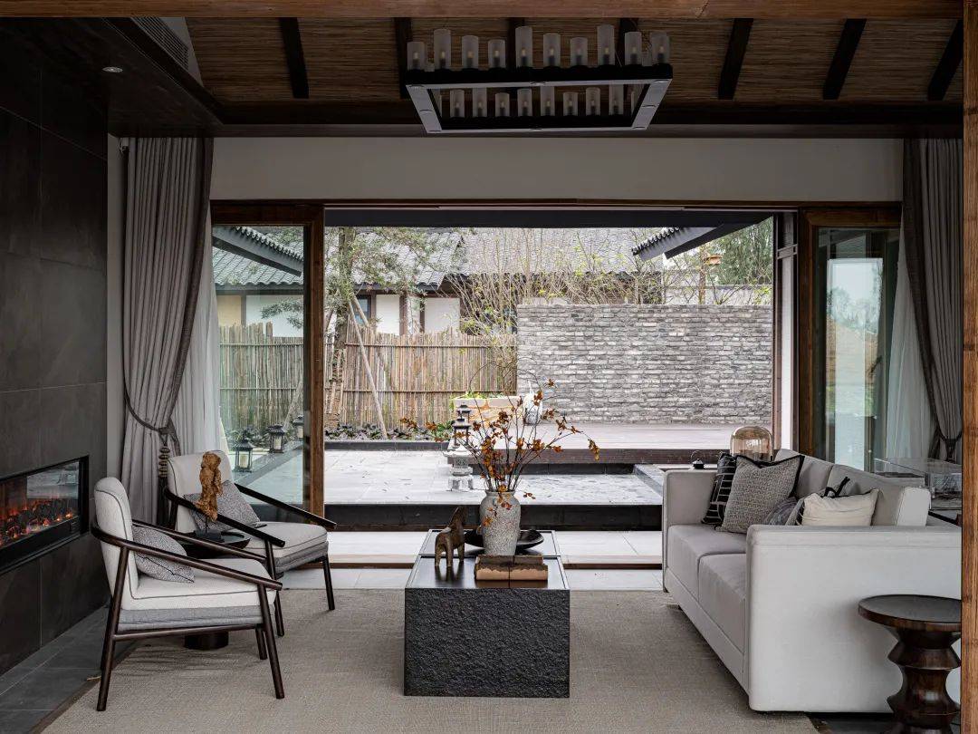 104㎡新中式意境满满的民宿住起来令人羡慕