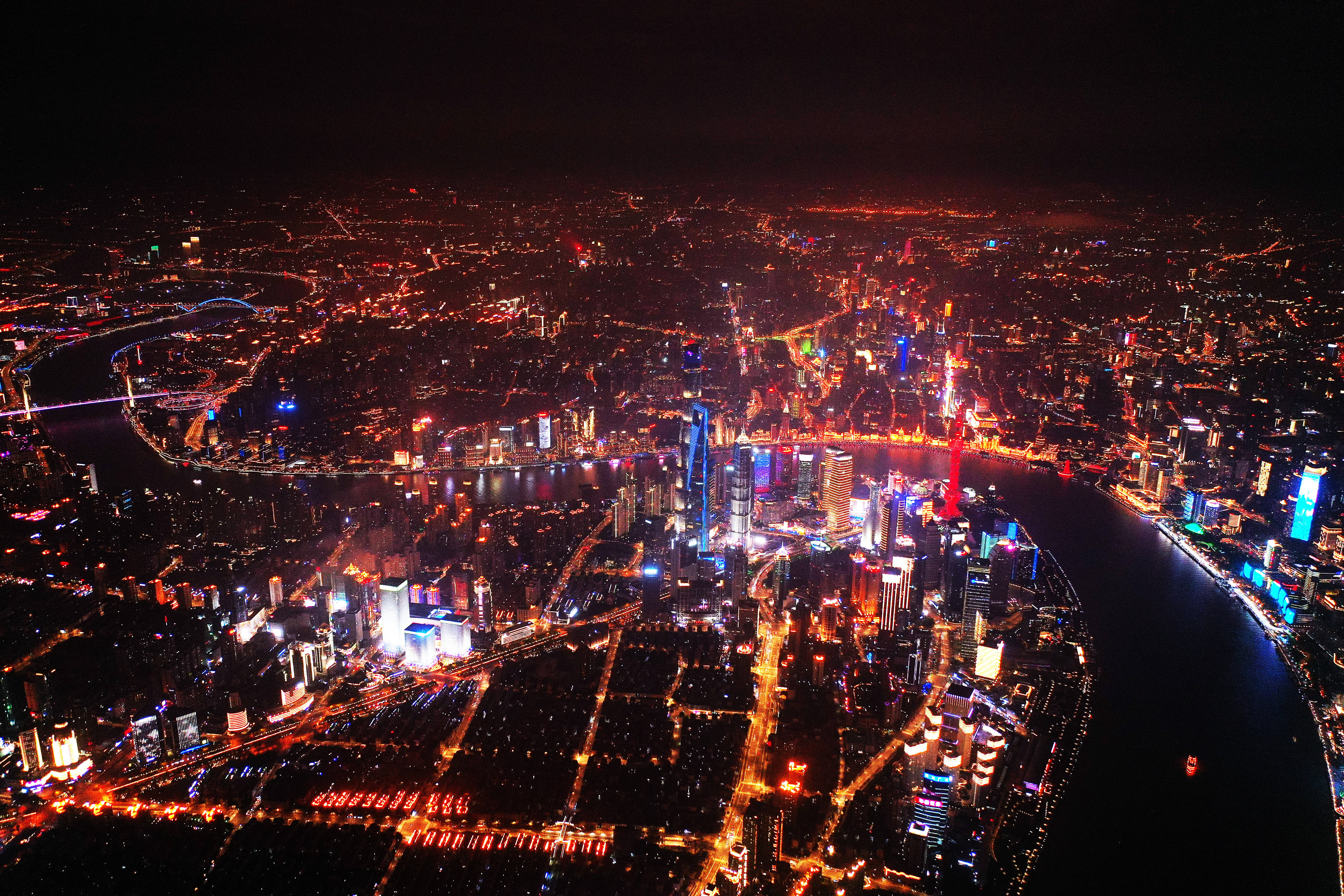 上海夜景高清高清晰图片