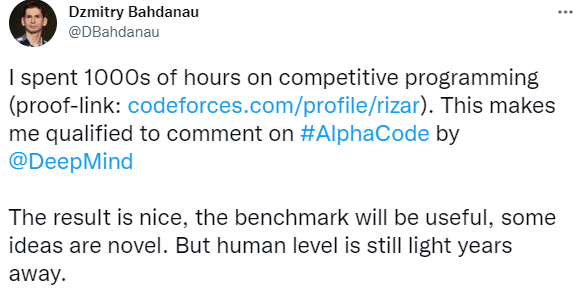 排名|DeepMind发布媲美普通程序员的AlphaCode,同日OpenAI拿下奥数题