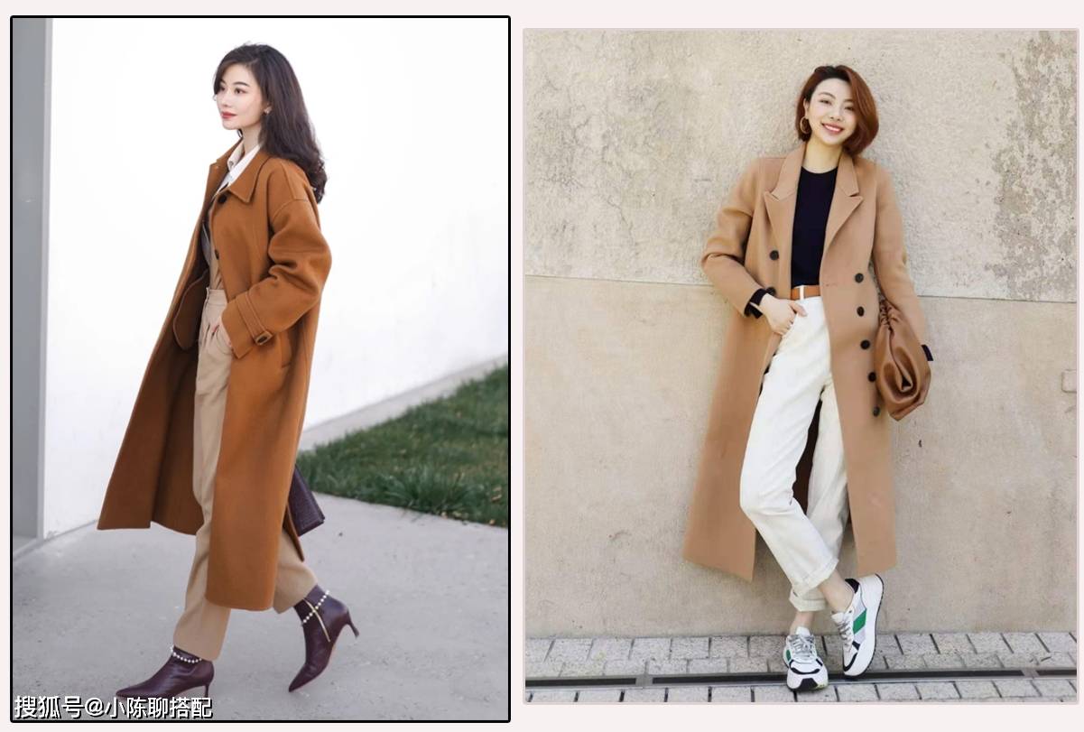 细节 白裤子+大地色系穿搭，贵气有质感，今年就流行这么穿！