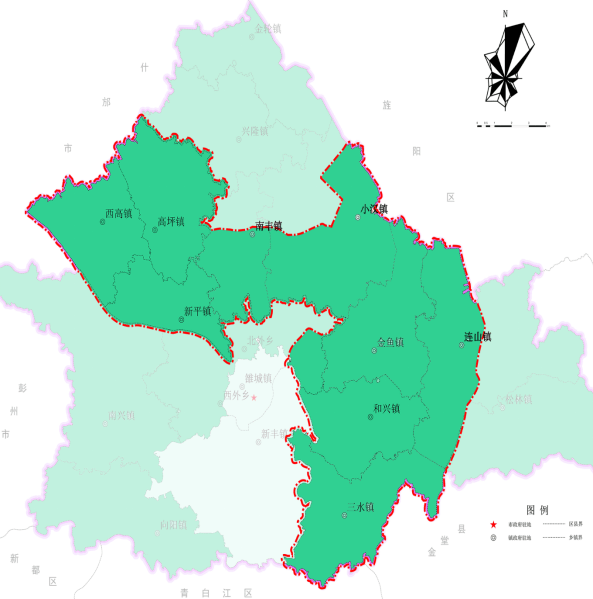广汉市地理位置图片