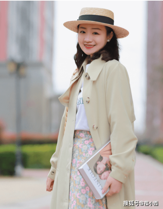 粉色 入春穿衣别太随意,试试今年最火的风衣,搭配裤子和裙子都美极了