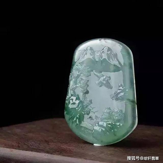 小小一枚「翡翠山水牌」为何能拍得713万？它凭什么？_搜狐网