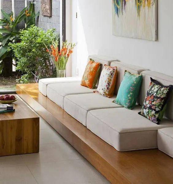 客厅不要再买沙发了都流行这样装漂亮易打理越坐还越舒适