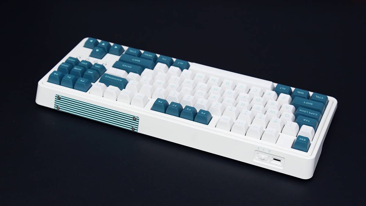 腹灵cmk87三模热插拔机械键盘评测87颜值党的不二选择