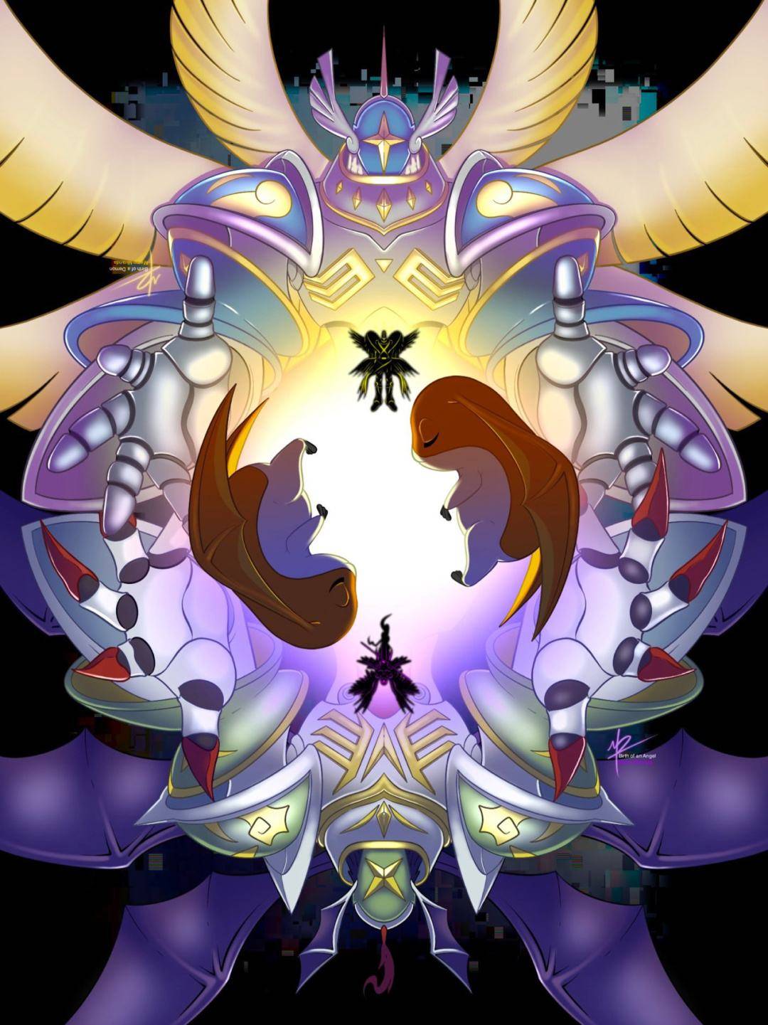 一个铁一般的证明,炽天使兽恐怕连成熟期都不如_数码_基路_水银兽