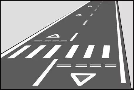 选项:c05试题解析:交叉路口最前端的平行的双白虚线是减速让行线