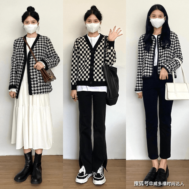 黑色 春天配色灵感：黑色+白色，优雅高级，气质简约又温柔