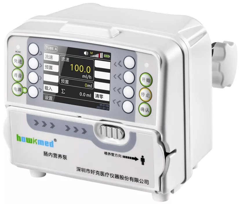 传感器确保喂食安全4,anti-bolus降低阻塞解除后给患者带来的冲击量