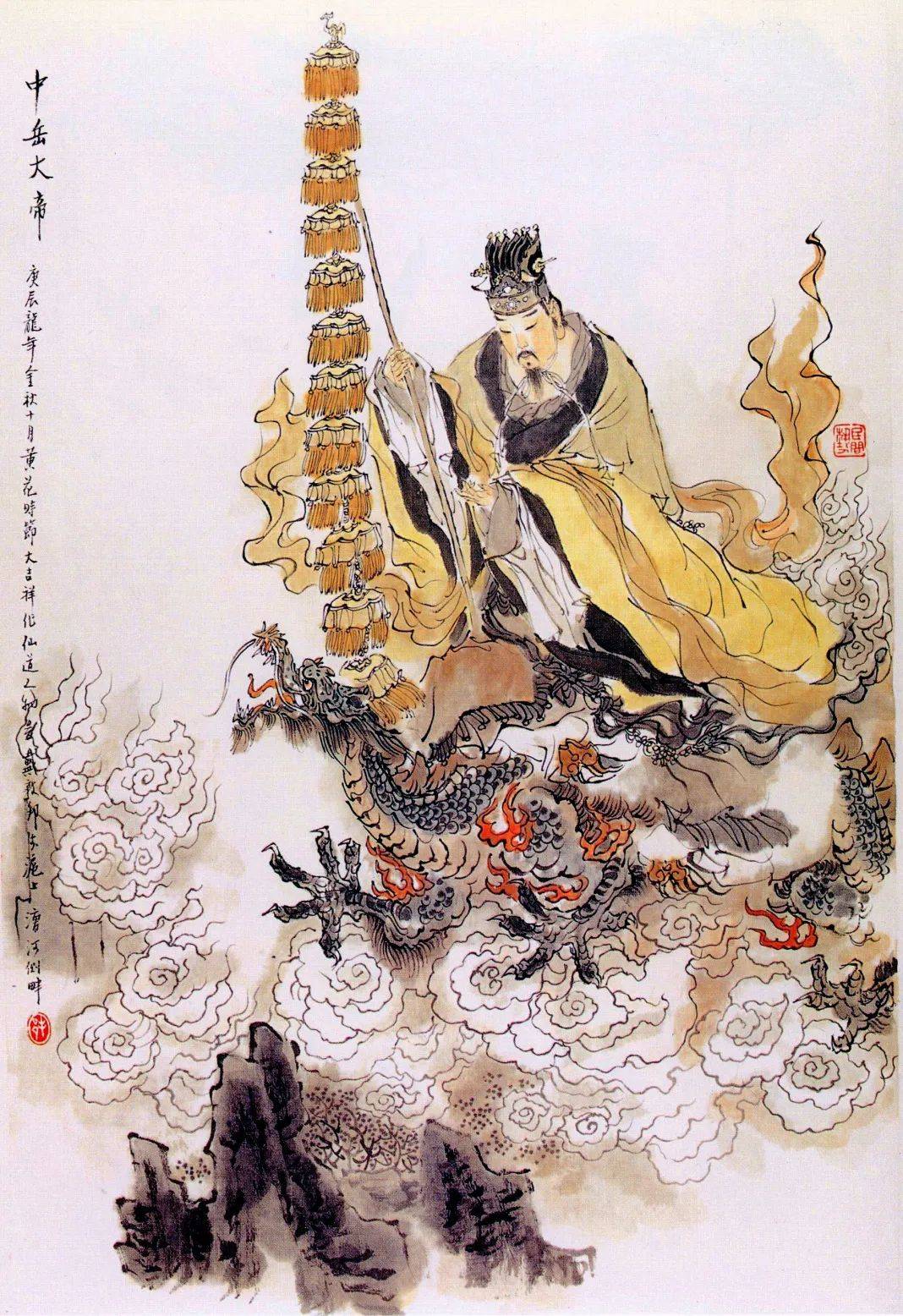 名家作品分享戴敦邦所作国画生动地传达了画中人的神情