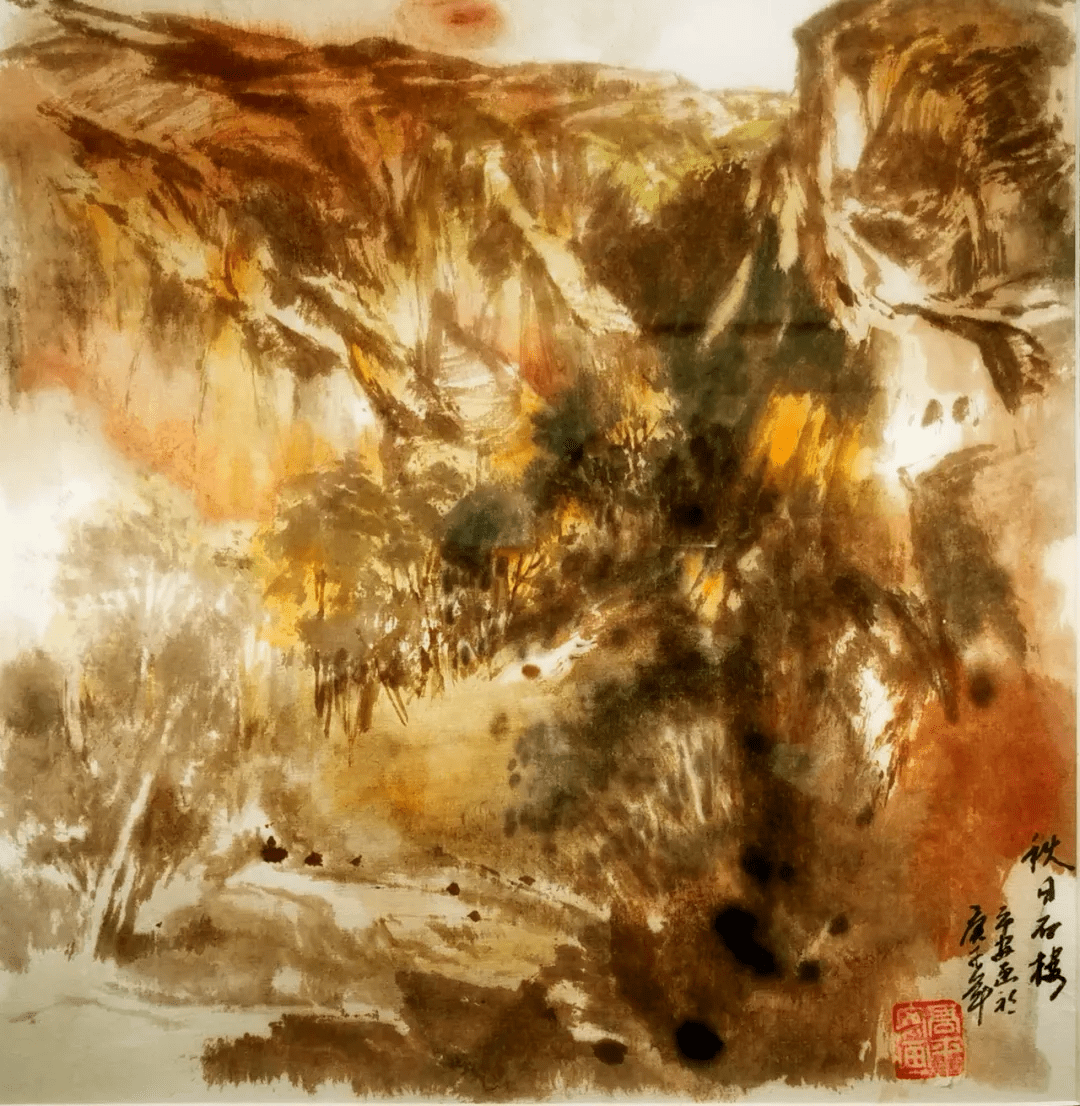 水墨画|溢彩吕梁丨 高平安水墨画作品在吕梁市群众艺术馆展出