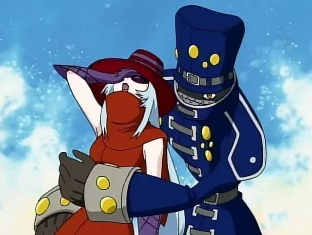 "木乃伊兽"的究极体是"法老兽",是以埃及法老王为原型创作的数码兽,"