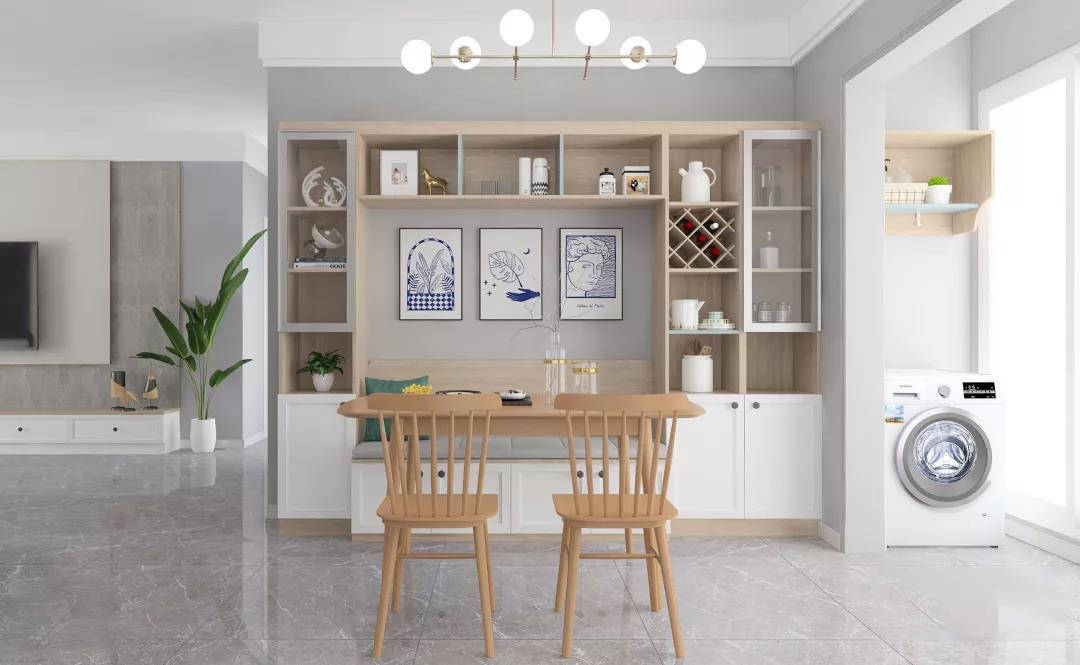 等装第二套房一定要装餐边柜坚决做满墙