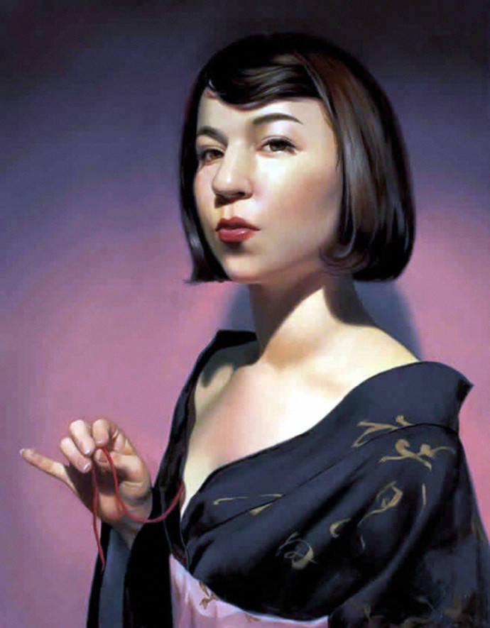 娇柔性感女性韩国女画家soeymilk绘画艺术