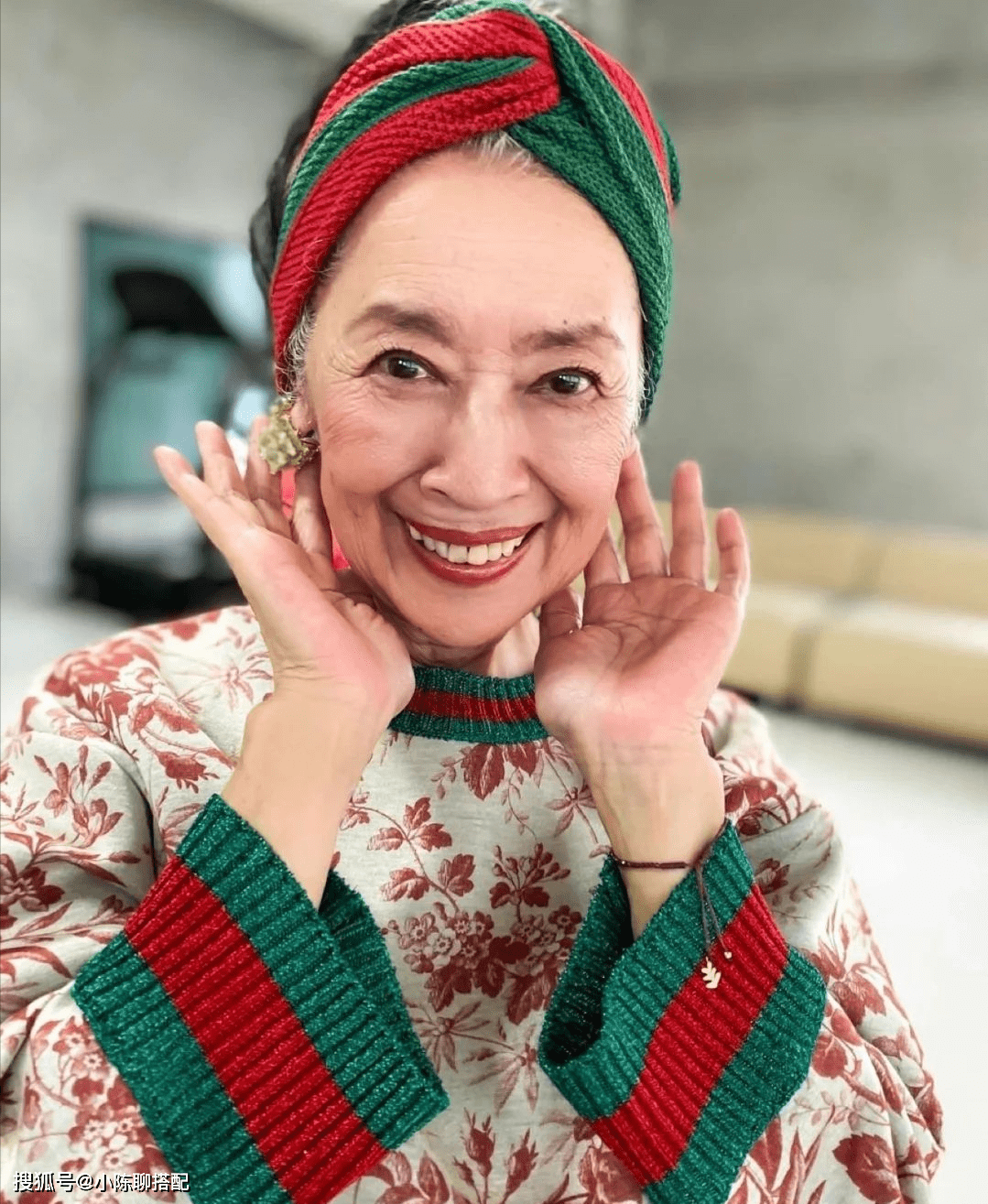 皱纹 时髦与年龄无关，这位70岁的日本奶奶满脸皱纹，状态胜过同龄人