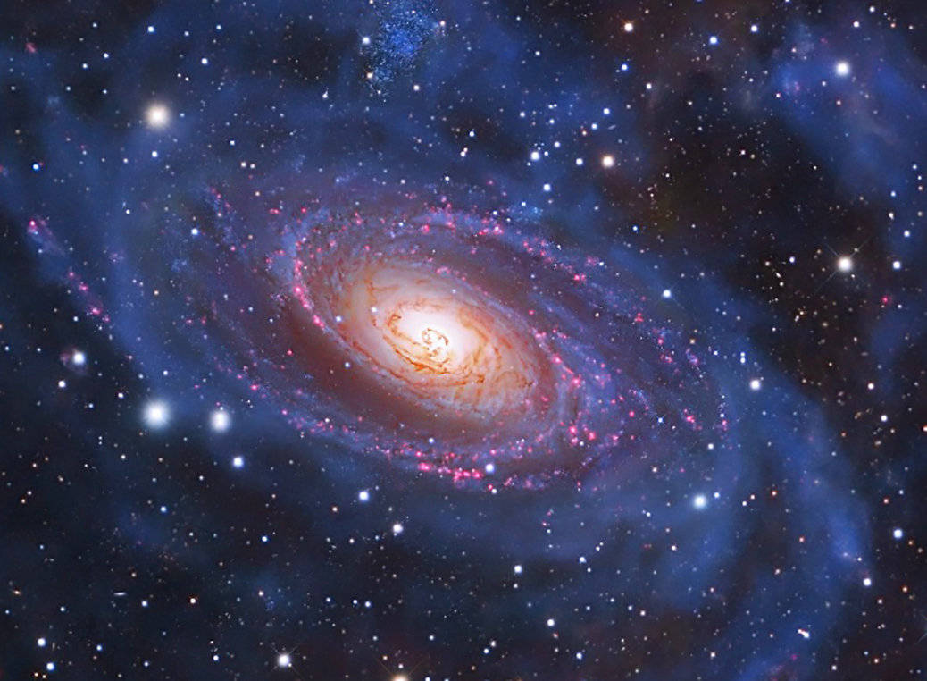 观测结果显示,frb6520200120e源自于1170万光年外的m81星系(又称