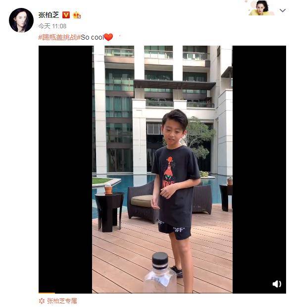 张柏芝晒谢振南视频张柏芝和谢霆锋离婚以后,谢振南和谢振轩一直都