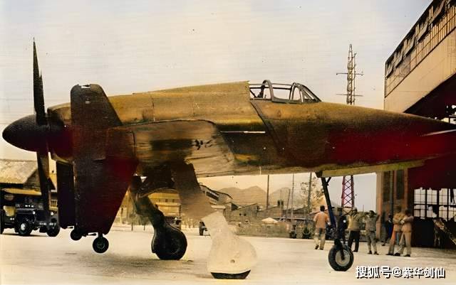 螺旋桨放到尾部的飞机 二战日本秘密武器 九州j7w1震电拦截机 陆基 原型机 驱动