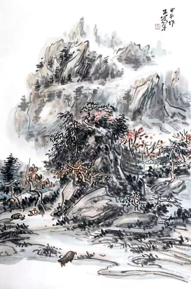 山水画|中国画 | 安为年山水画作品赏析