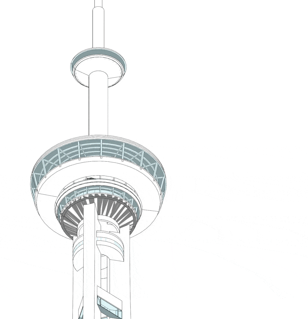 原创南京广播电视塔改造设计形式呈三片花瓣概念