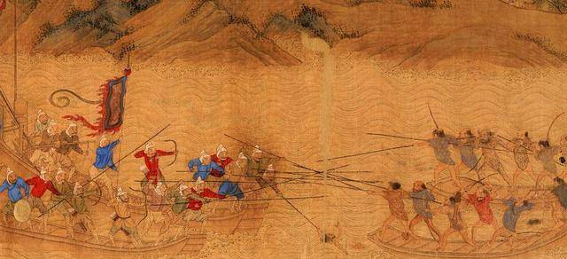 图解《倭寇图卷》里的明朝南军武器装备_明军_长枪_士兵