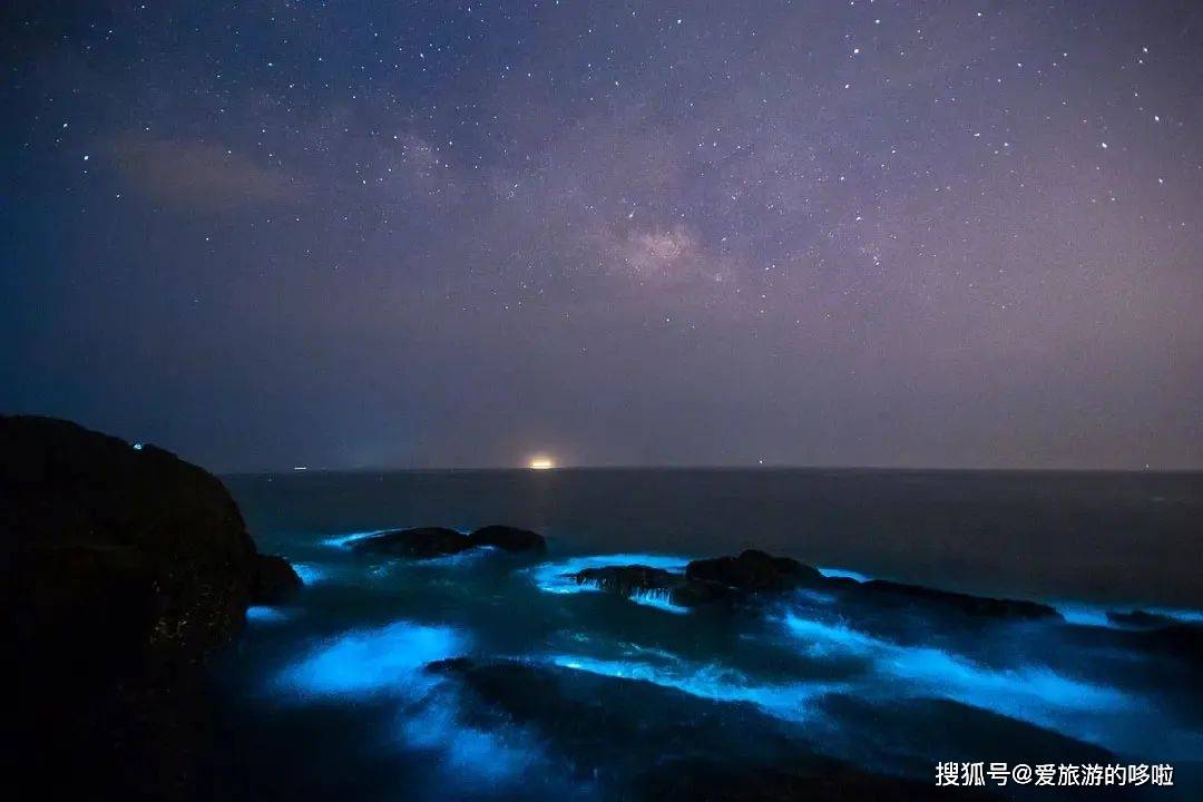 春末夏初適宜夜光藻繁殖,當海水中夜光藻密度較高時,就容易形成肉眼