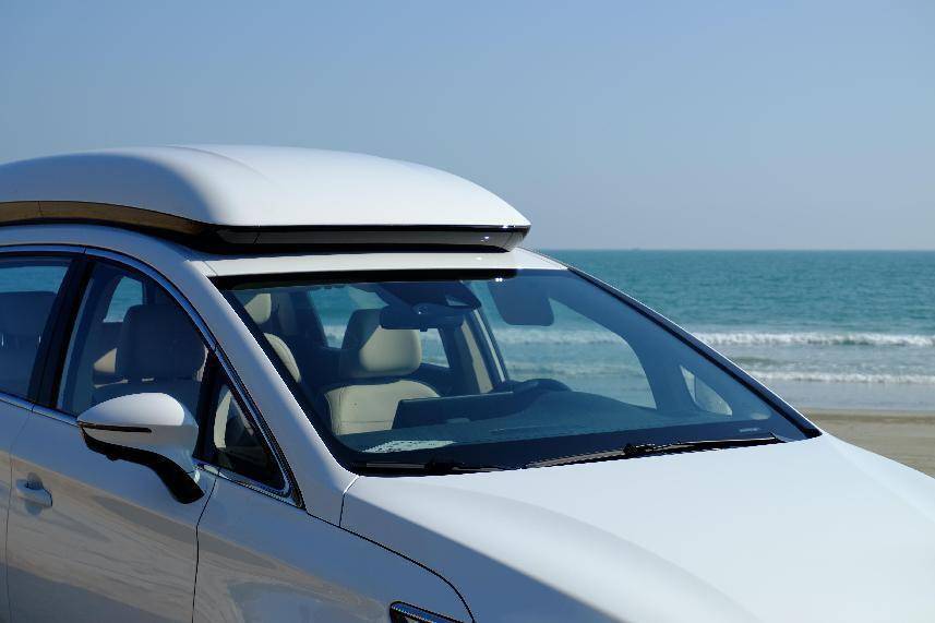 像极了外加的车顶行李箱,这也让宋 max dm-i 看上去更像是一台休旅车