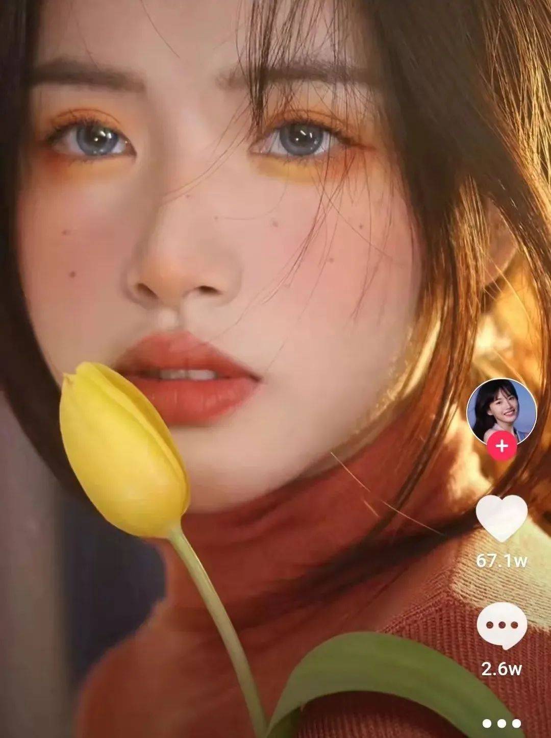 八卦爆料网红圈也出了个淡颜系美女！旧天台随便一拍她就火了？