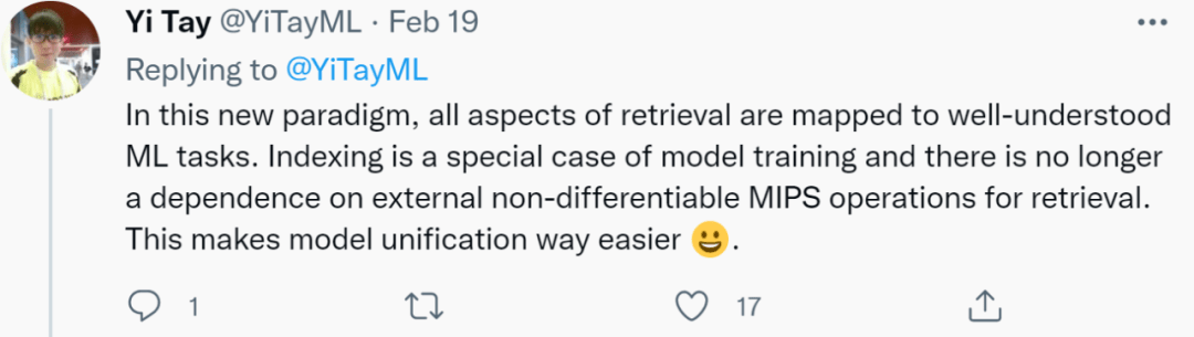 单个Transformer信息检索，谷歌用可微搜索索引打败双编码器模型