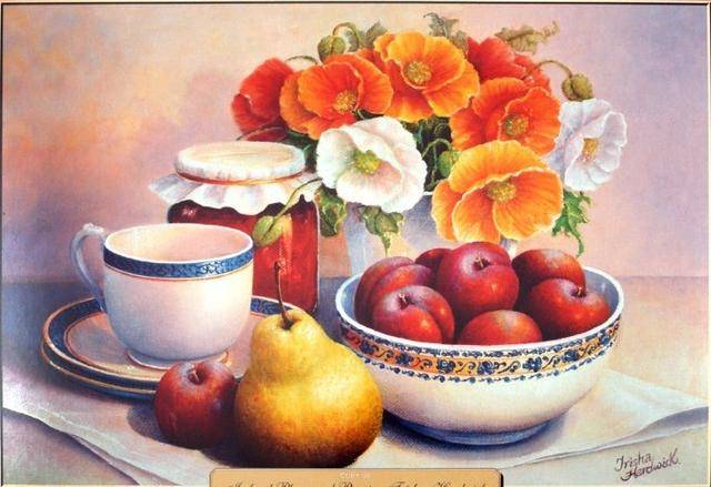 英国艺术家Trisha Hardwick静物油画_搜狐网