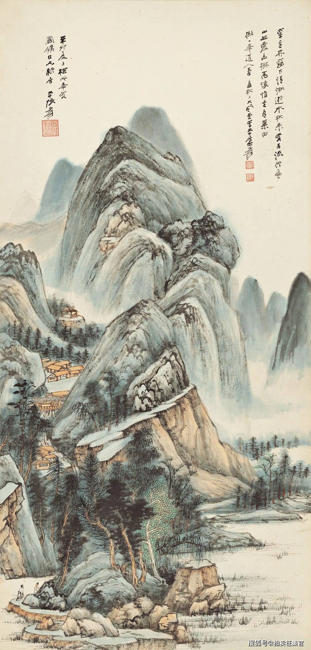 张大千山水画图片大全精品分享