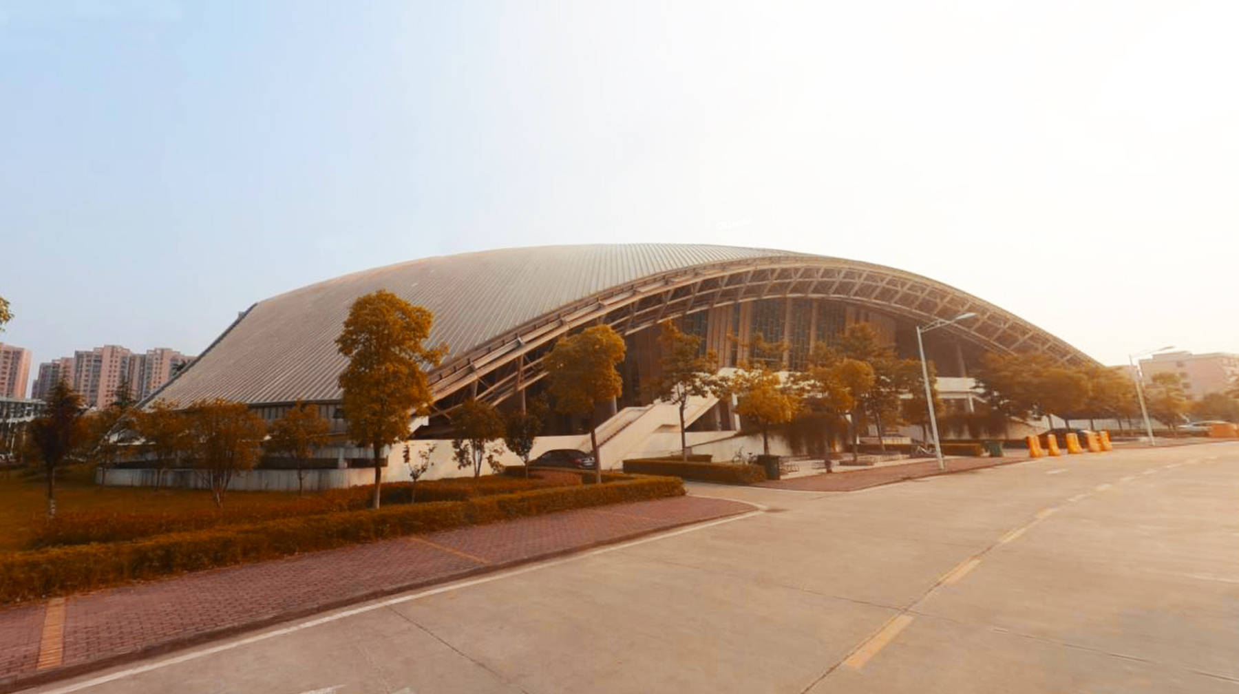 武汉城区有座文化体育园,建在洪山仁和路,面积宽广的随拍佳地插图3