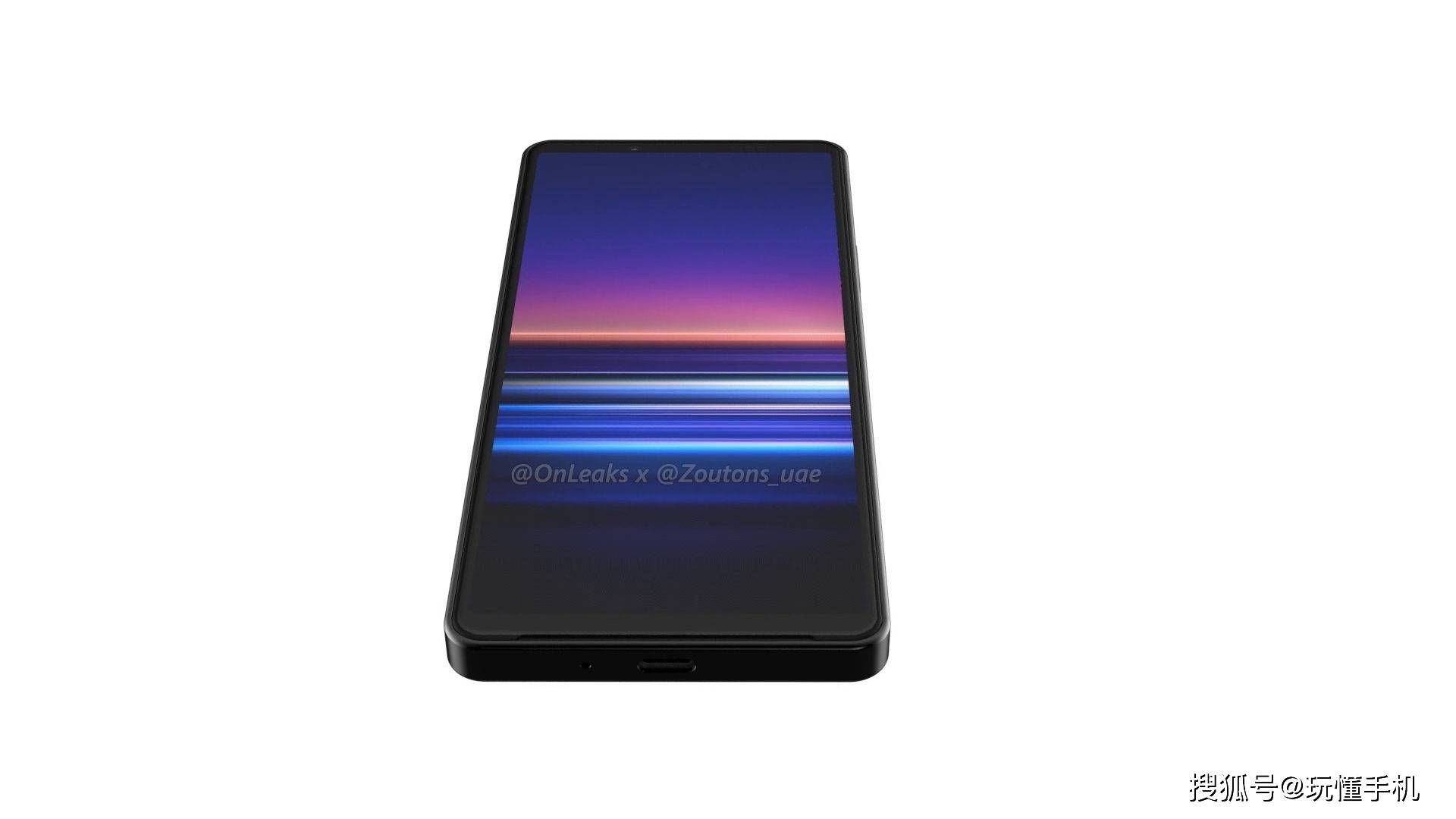 原创索尼xperia10iv渲染图曝光简洁的高颜值直屏