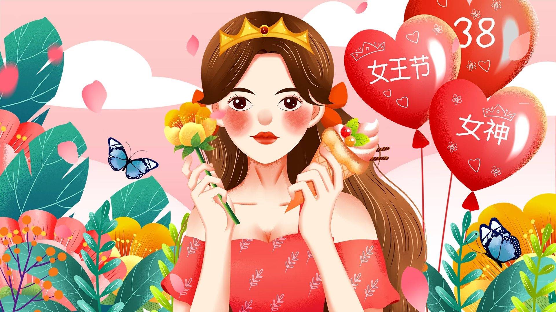 三八妇女节创意海报奉上 致敬她力量~