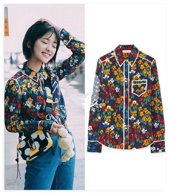 格纹 刘诗诗被嘲生图状态差别大，脸皮松弛显年纪，但衬衫搭半裙太加分