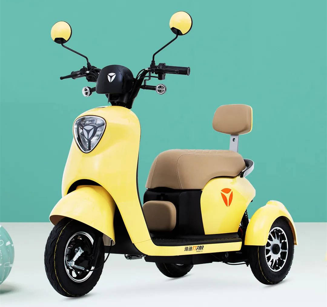 雅迪冠能二代a7从外形设计来看,mean lean machine是一款倒三轮电动车