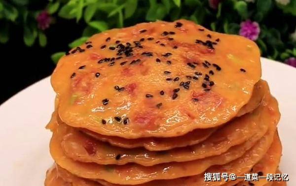 美食|2个西红柿，3个鸡蛋，教你做美味的早餐饼，简单又营养，真好吃