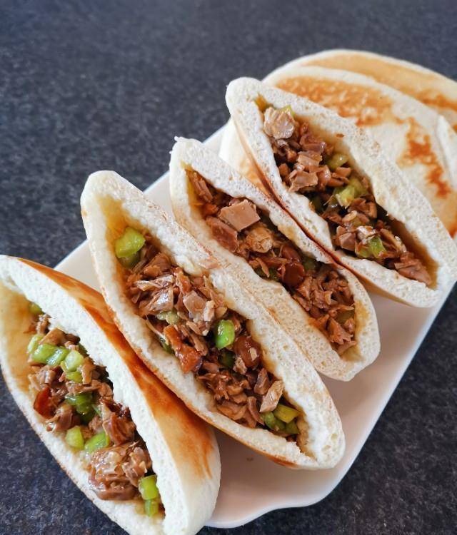 原创发面口袋饼的做法更快捷更营养