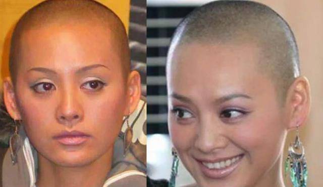 光头|同样是光头造型，陈冲宁静惊艳，孙菲菲殷桃吓人，杨幂太敷衍