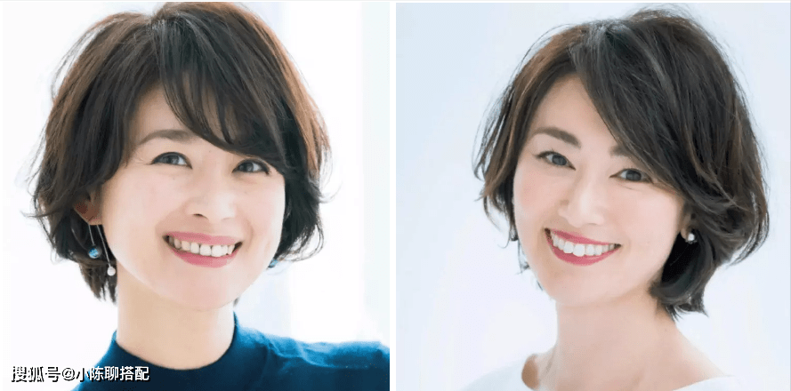 卷发四五十岁女人尽量少烫“大妈卷”，今年流行这3款发型，时髦气质